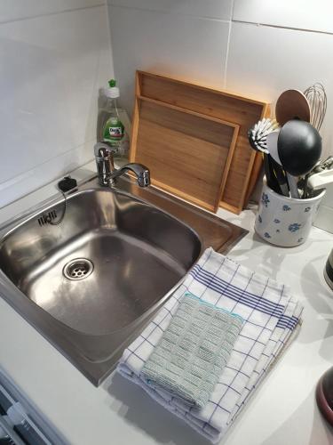 Kuchyň nebo kuchyňský kout v ubytování Quartier 311 mit Pool und Sauna