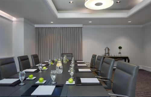 a conference room with a long table and chairs at Hyatt Regency Boston in Boston