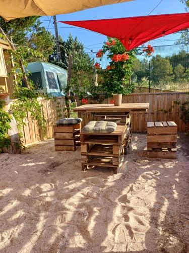 TENTE sur une aire privée en pleine nature