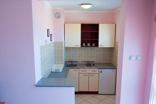 Η κουζίνα ή μικρή κουζίνα στο Apartments Kaskade