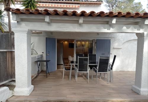 Μπαλκόνι ή βεράντα στο Appartements et villa BEGUDE