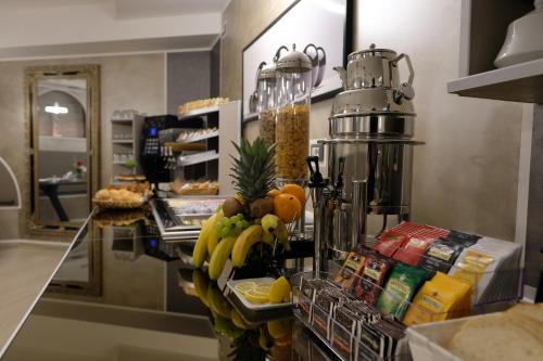 a counter with a bunch of fruit on it at LeNotti Verona in Verona