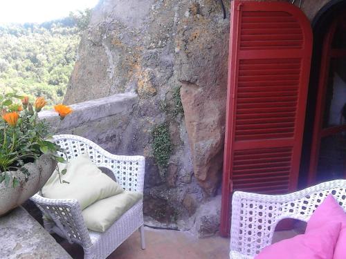 Un lugar para sentarse en Casa Sulla Rupe
