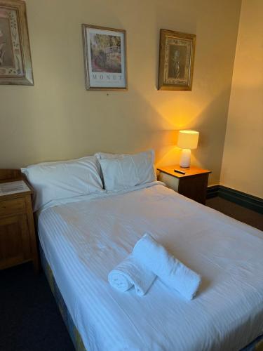 Postel nebo postele na pokoji v ubytování Bellbird Hotel