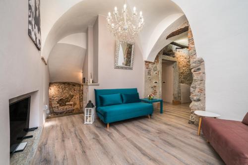 Χώρος καθιστικού στο Casa Monica Ledro Volt