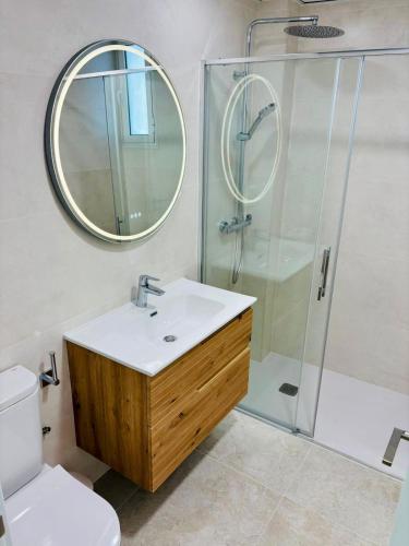 Koupelna v ubytování Apartamento en Playa de Gandia