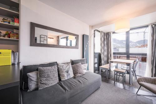 Χώρος καθιστικού στο Appartement 6 couchages Val Thorens