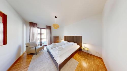 Ένα ή περισσότερα κρεβάτια σε δωμάτιο στο Schönau Serviced Living