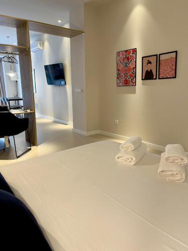 Ein Bett oder Betten in einem Zimmer der Unterkunft Osito Hub - Colomer