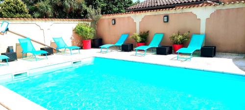 Villa jardin exceptionnel,piscine privée,climatisé