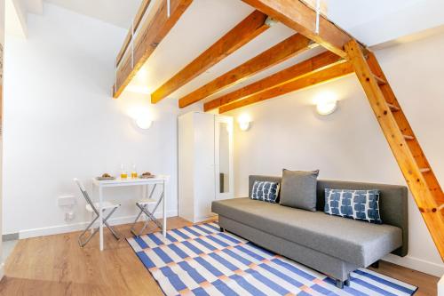 Studio cool avec mezzanine 17ème arrondissement