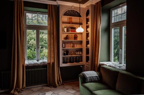 Posezení v ubytování Pärchen Auszeit am Rande der Heide Constantia Apartment