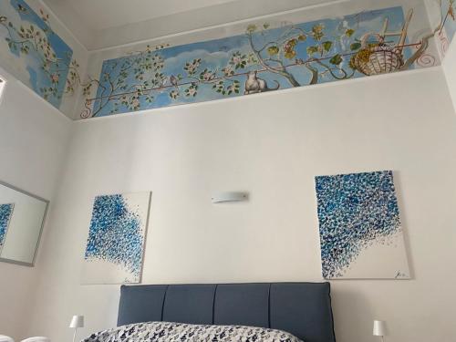 Ένα ή περισσότερα κρεβάτια σε δωμάτιο στο Casa Falcone