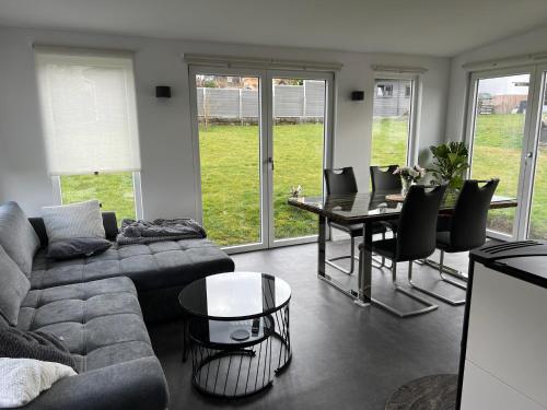 Χώρος καθιστικού στο Ferienhaus Auszeit im Windecker Ländchen