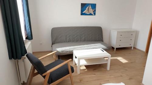 Et opholdsområde på Sunny apartment in Lüneburg