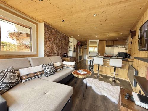 Studio Cabine à Praz-sur-Arly, 4 pers, proche pistes et village, parking et extérieur privé - FR-1-603-73