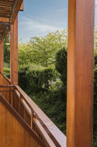 a view from the balcony of a house at Hotel & Spa Larimar in Stegersbach