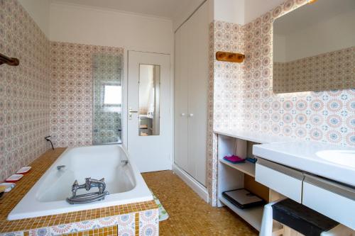 Et badeværelse på Panissal – Maison familiale 6 pers