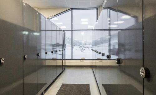 Koupelna v ubytování Ski Chalet C23 Ski-in Ski-out by Aavalevi