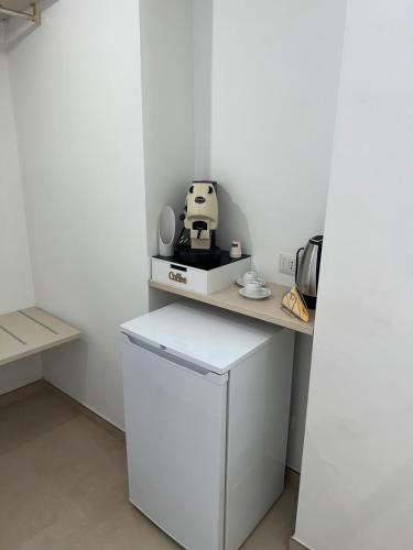 Kuchyň nebo kuchyňský kout v ubytování GoSe Rooms