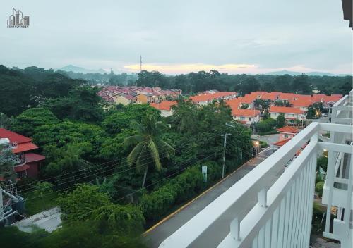 a view of a city with trees and buildings at Palawan Luxury 2BR Condo with Pool, Gym & Parking - B1 5Kunzite in Puerto Princesa City