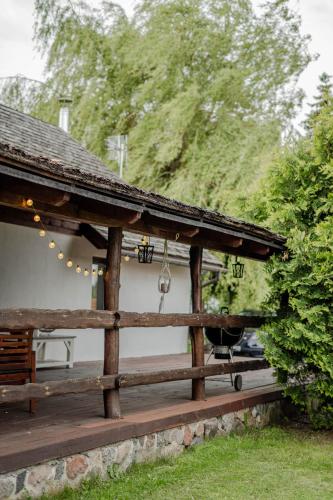 Dom Góra na Mazurach Balia z jacuzzi