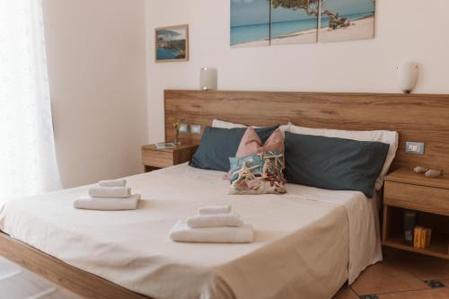 Katil atau katil-katil dalam bilik di Casa Vacanze Rosy " Nel Centro"