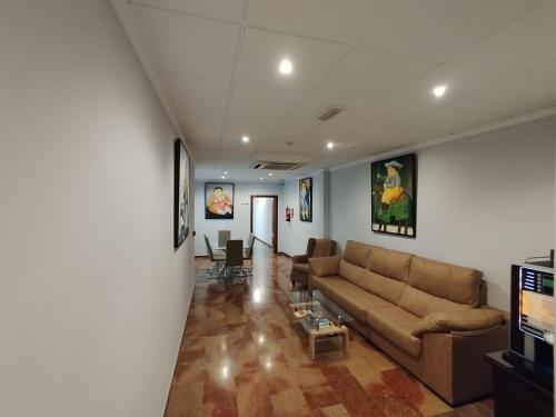 Posezení v ubytování Hostal San Cayetano