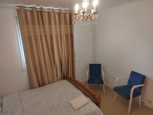 Postel nebo postele na pokoji v ubytování La Villa