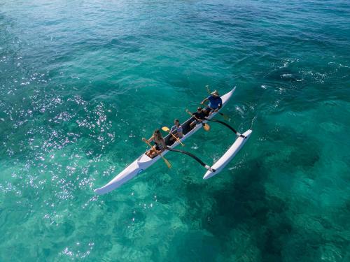 Landskap semula jadi dekat dengan resort