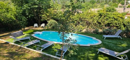 Πισίνα στο ή κοντά στο Villa with private pool, 3 bedrooms on 3000 m2 Anduze