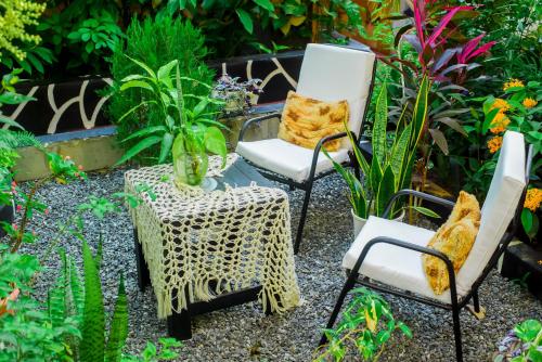 Zahrada ubytování Green Villa