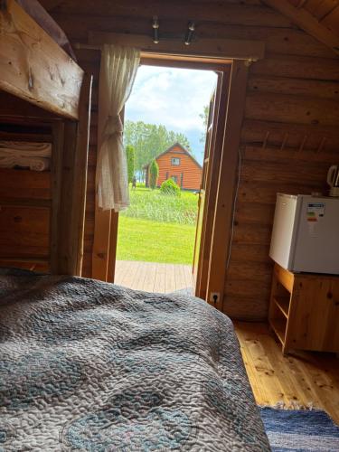 Postel nebo postele na pokoji v ubytování Kuningatalu camping