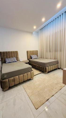 Letto o letti in una camera di Villa Dineri mit Jacuzzi Yassmine Hammamet