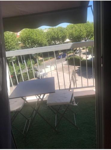 Balkon ili terasa u objektu Studio au couchant