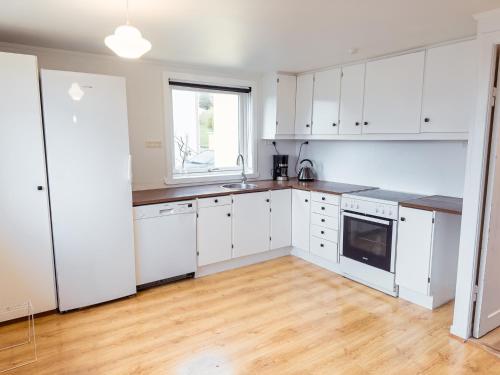 Dapur atau dapur kecil di Marina View in Central Tórshavn