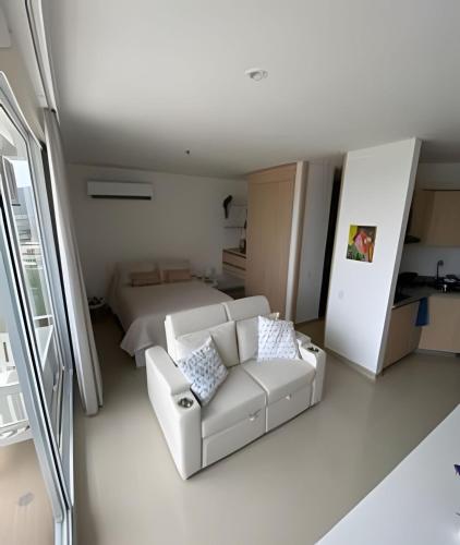 Voodi või voodid majutusasutuse Estudio increíble en Bellavista toas