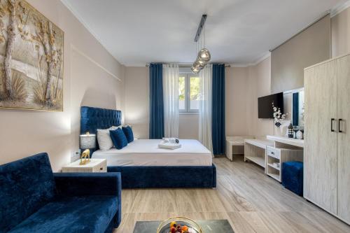 Postel nebo postele na pokoji v ubytování Valery Apartments