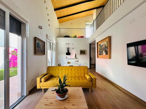Posezení v ubytování Casa Arcoíris