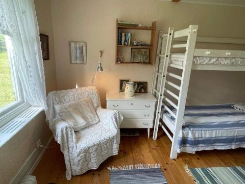 Ένα ή περισσότερα κρεβάτια σε δωμάτιο στο 7 person holiday home in RAMDALA