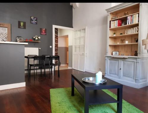 Χώρος καθιστικού στο Vaste studio quartier historique