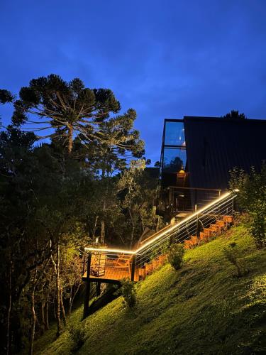 Taman di luar Cabanas Araucária