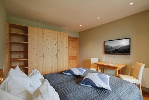 Chalet Christl Panorama Appartementsにあるベッド