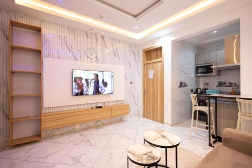 Cuina o zona de cuina de Premier Studio Apartment