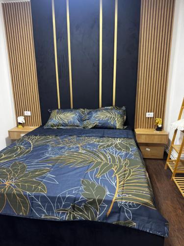 Katil atau katil-katil dalam bilik di Apartament 1 central cu parcare privata