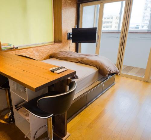 TV a/nebo společenská místnost v ubytování Wivic Awase 4th floor - Vacation STAY 33360v