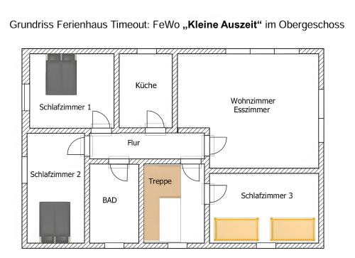Timeout - Das Ferienhausの見取り図または間取り図