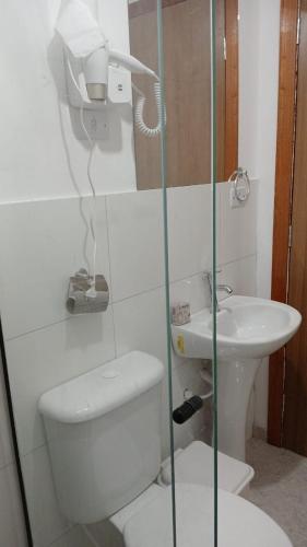 Koupelna v ubytování Studio na Serra ll