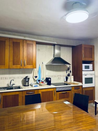 Dapur atau dapur kecil di El Patio de Polán
