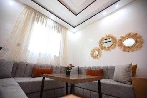 Χώρος καθιστικού στο tourist apartments